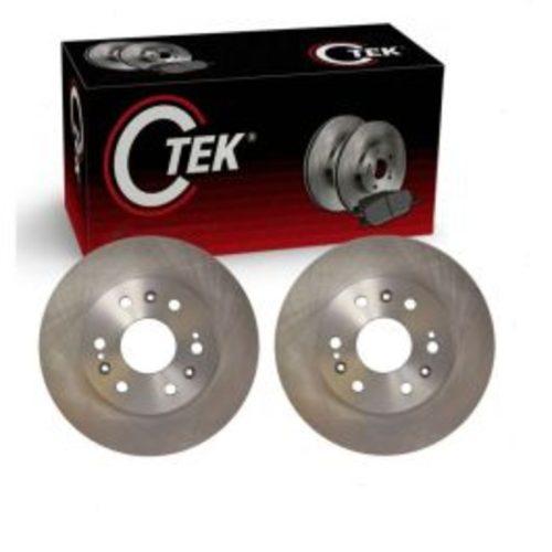2 pc Centric CTEK Front Disc Brake Rotors for 2007-2013 Cadillac Escalade EXT