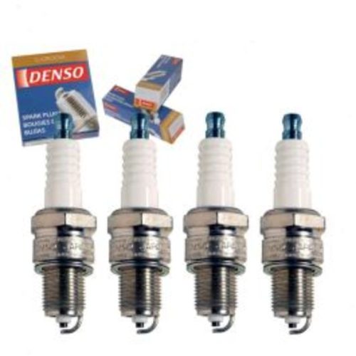 4 pc DENSO Standard U-Groove Spark Plugs for 1971-1973 Saab 96 1.7L V4