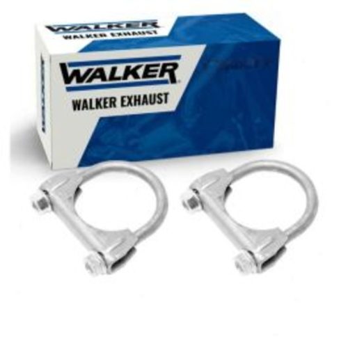 2 pc Walker Exhaust Clamps for 2002-2008 Jaguar X-Type 2.5L 3.0L V6