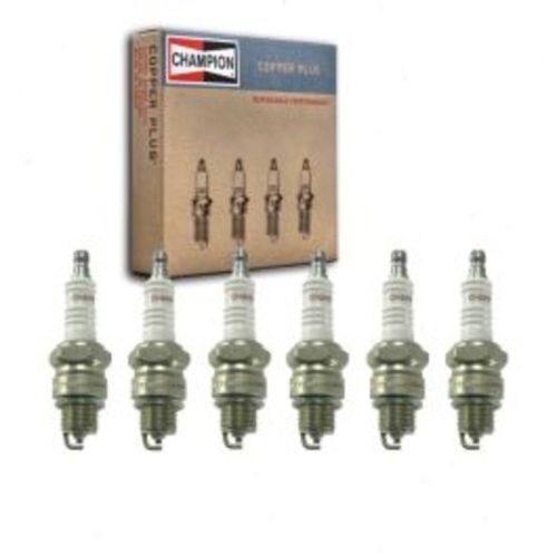 6 pc Champion Copper Plus Spark Plugs for 1963-1965 Jeep J-320 3.8L L6