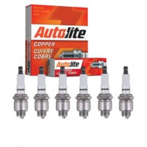 6 pc Autolite Copper Core Spark Plugs for 1955-1956 Studebaker E11