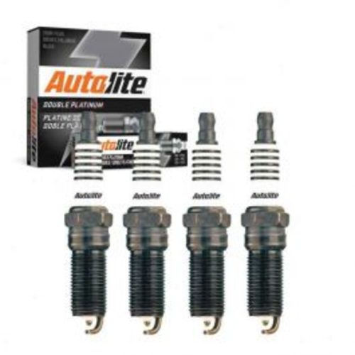 4 pc Autolite Double Platinum Spark Plug for 1995-2000 Mercury Mystique 2.0L