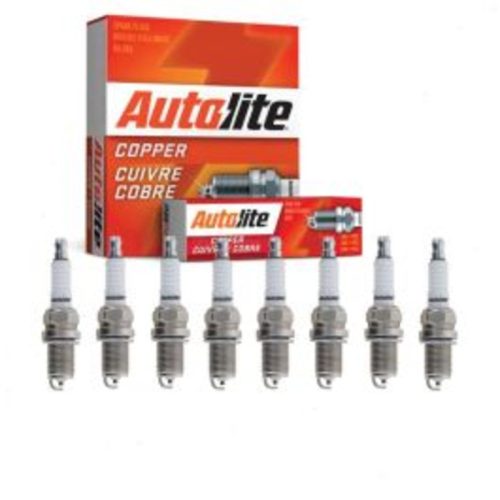 8 pc Autolite Copper Core Spark Plugs for 2005 Land Rover LR3 4.4L V8