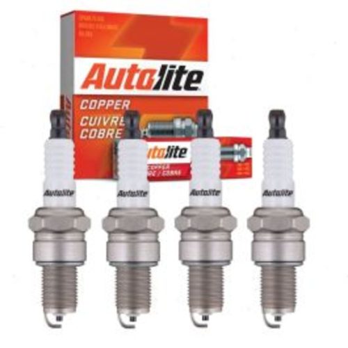4 pc Autolite Copper Core Spark Plug for 1982 Renault LeCar