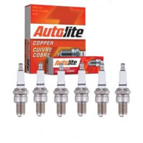 6 pc Autolite Copper Core Spark Plugs for 1963-1965 GMC 2500 Series 4.8L 5.7L L6 V6