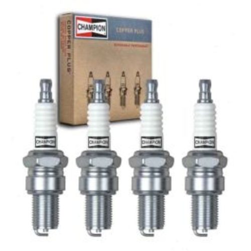 4 pc Champion Copper Plus Spark Plugs for 1951-1954 Lanchester Leda 2.0L L4