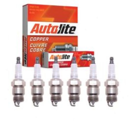 6 pc Autolite Copper Core Spark Plugs for 1969 Ford Ranchero 4.1L L6