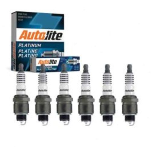 6 pc Autolite Platinum Spark Plug for 1967 International 1300B 3.9L 4.3L L6