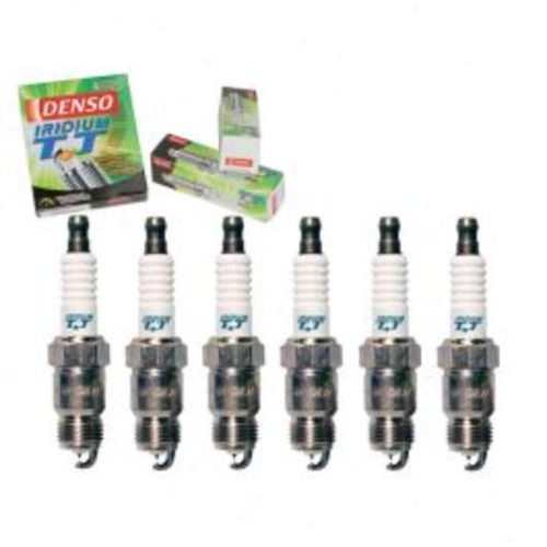 6 pc DENSO Iridium TT Spark Plugs for 1975-1978 GMC G15 4.1L L6