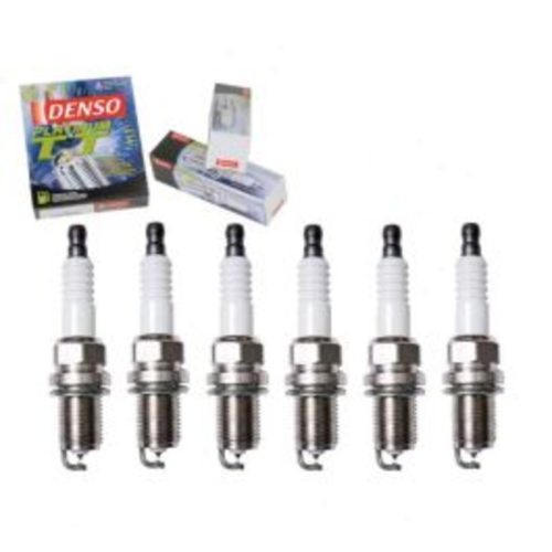 6 pc DENSO Platinum TT Spark Plugs for 1997-2004 Isuzu Rodeo 3.2L V6
