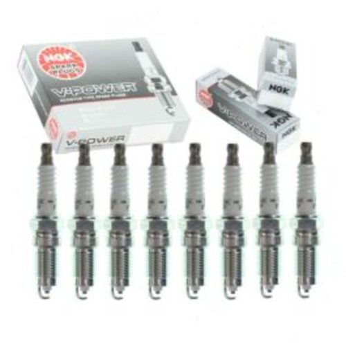 8 pc NGK V-Power Spark Plugs for 1986 Ford Mustang 5.0L V8