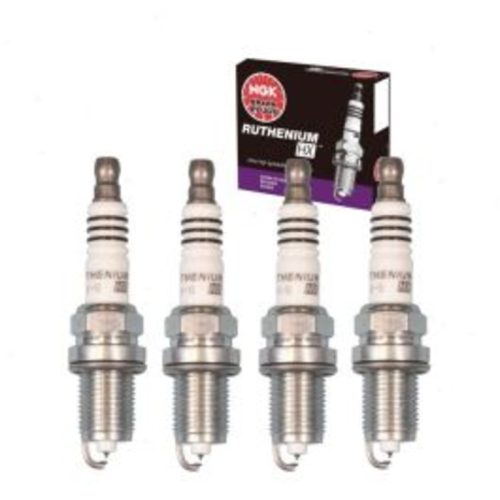 4 pc NGK Ruthenium HX Spark Plugs for 1998-2001 Kia Sephia 1.8L L4