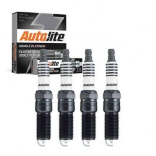 4 pc Autolite Double Platinum Spark Plug for 2001-2006 Dodge Stratus 2.4L L4