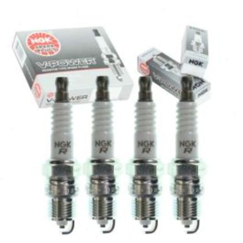 4 pc NGK V-Power Spark Plugs for 1984-1992 Oldsmobile Cutlass Ciera 2.5L L4