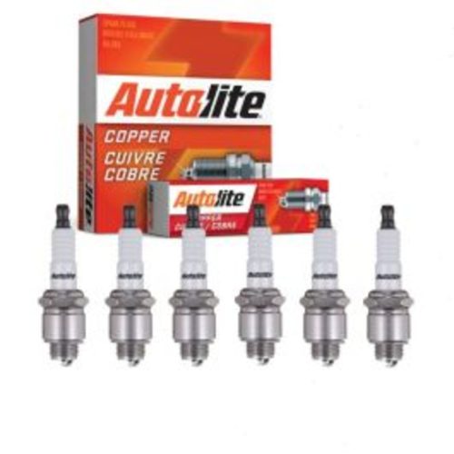 6 pc Autolite Copper Core Spark Plugs for 1933 Chevrolet Mercury