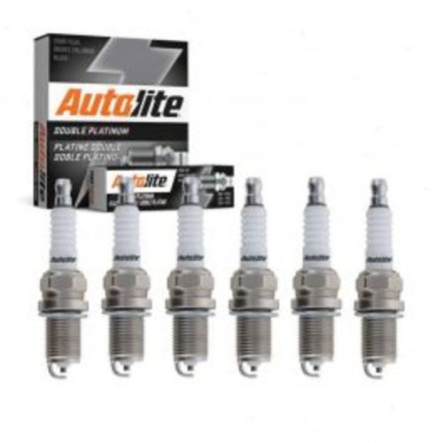 6 pc Autolite Double Platinum Spark Plug for 2002-2005 Land Rover Freelander