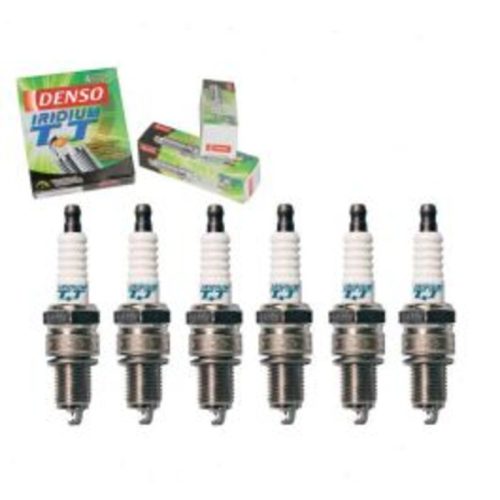 6 pc DENSO Iridium TT Spark Plugs for 1990-1991 Dodge B150 3.9L V6