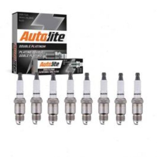 8 pc Autolite Double Platinum Spark Plug for 1979-1980 GMC K1500 5.0L 5.7L