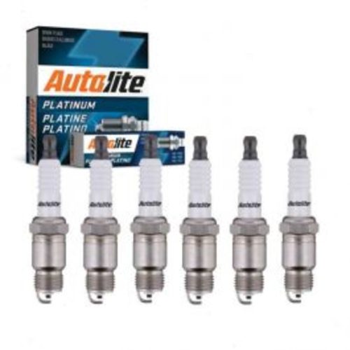 6 pc Autolite Platinum Spark Plug for 1971 GMC K25 K2500 Suburban 4.1L L6