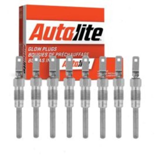 8 pc Autolite Diesel Glow Plugs for 1989-1991 Chevrolet V3500