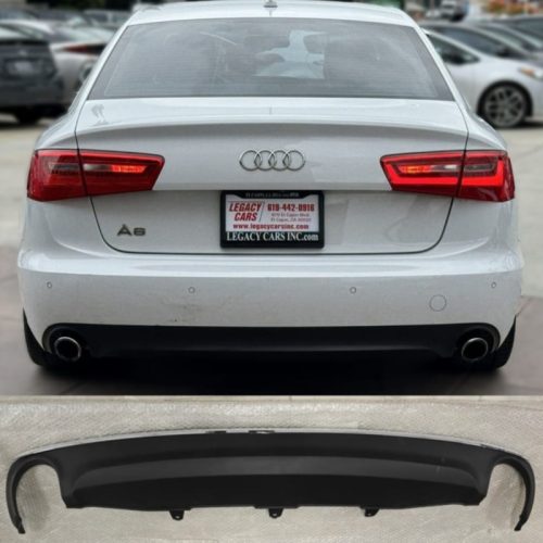 Rear Lower Bumper Spoiler 4GD807521A  Compatible With AUDI A6 C7 (4G2, 4GC) | A6 / S6 & A6 C7 Avant (4G5, 4GD) | A6 / S6