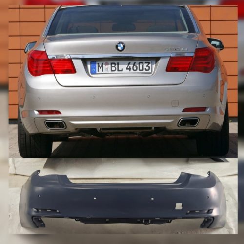Rear Upper Bumper With Hole 51127209926 Compatible With BMW  7 SERIES F02 2009-2016 Tag No.111A