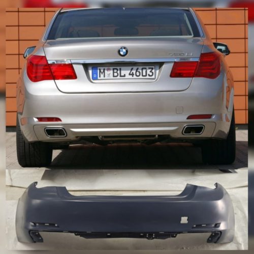 Rear Upper Bumper Without Hole 51127209924 Compatible With BMW  7 SERIES F02 2009-2016 Tag No.111B