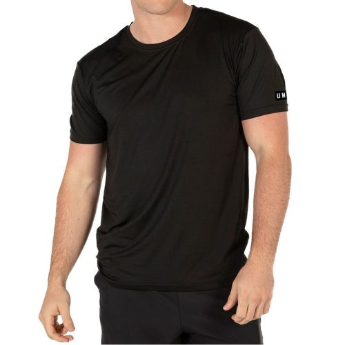 Unit Elite Flex Mens Short Sleeve Tech Tee – M – Black